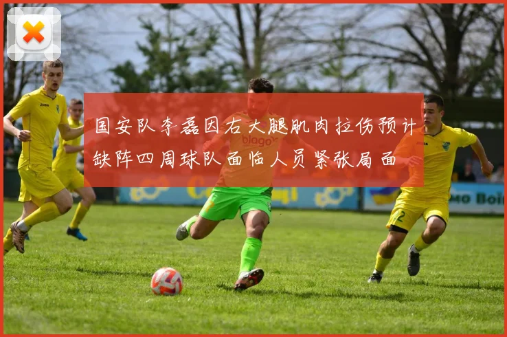 国安队李磊因右大腿肌肉拉伤预计缺阵四周球队面临人员紧张局面